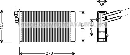 Varmeapparat register PRASCO AI6097