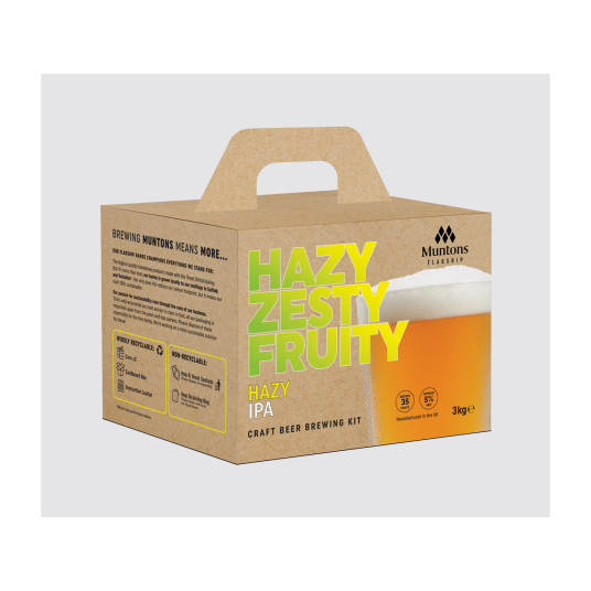 Muntons Hazy Zesty Fruity IPA ekstraktsett fra Muntons Flagship serie