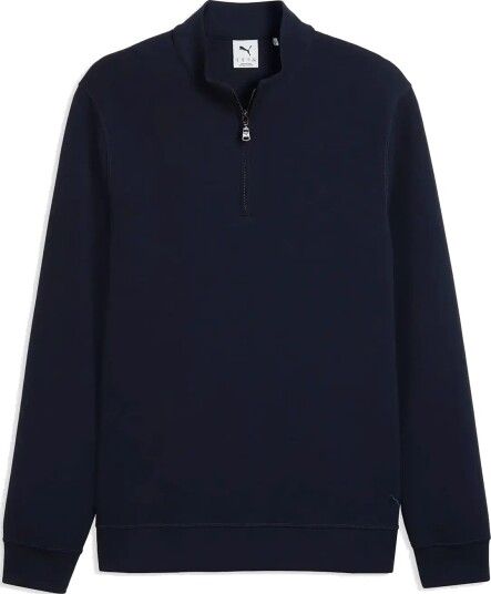 PUMA Golf Cloudspun Fleece 1/4 Zip   Navy   XXXL