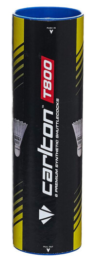 Carlton BS T800 whtblu 6-Pack, Badmintonballer