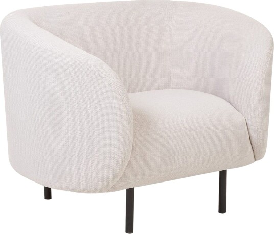 Lenestol Loen Lysebeige svart/Polyester Lys beige svart/Polyester