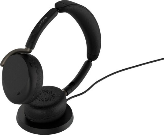 Jabra Evolve 65 Flex UC Trådløst Hodesett med Trådløs Ladepute - Svart