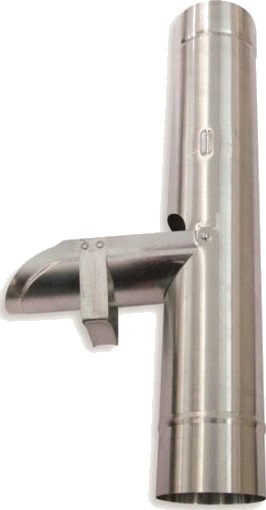 90 mm vannavviser med klaff sinkplast