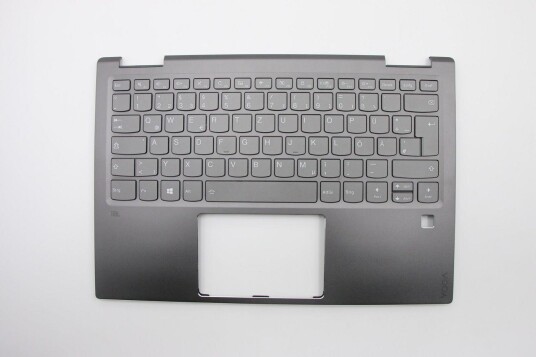 Lenovo Upper Case C 80X6 W/KB GM GR IDEAPAD