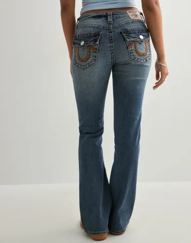 True Religion Blå Rainbow Pkt Becca Mr Bootcut Big T_