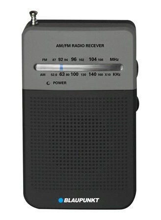 Blaupunkt PR3BK Analog AM/FM Bærbar Radio Svart Blaupunkt PR3BK Analog AM/FM Bærbar Radio Svart