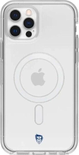 Phonecases3D iPhone 12 Sarpsborg 08 Clear case (MagSafe) -mobildeksel, hvit