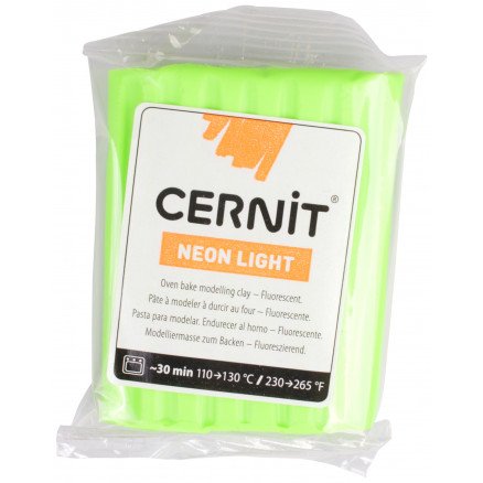 Cernit Modelleire Neon Grønn 215 56g