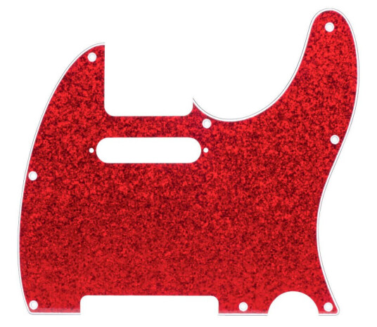 D'Andrea T-Style Pickguard Red Sparkle