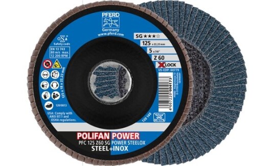 Pferd Tilbehør 67786126 K60 125mm 12200 rpm 10 stk Pferd Tilbehør 67786126 K60 125mm 12200 rpm 10 stk
