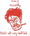 McCarthy That's All Very Well But... CD