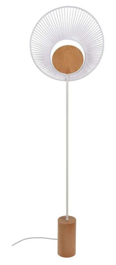 Forestier Oyster Gulvlampe White