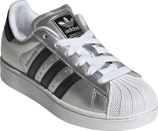 Adidas Originals Superstar Ii J Silver 37 1/3