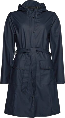 Rains Curve Jacket - Navy M Rains Curve Jacket - Navy M