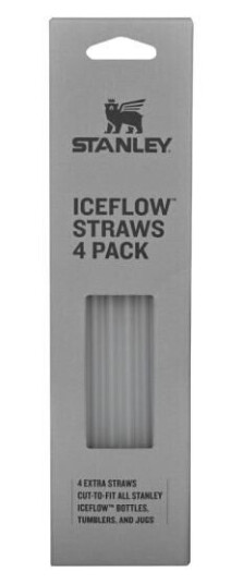 Stanley Iceflow flip straw sugerør 4 stk klar Stanley Iceflow flip straw sugerør 4 stk klar
