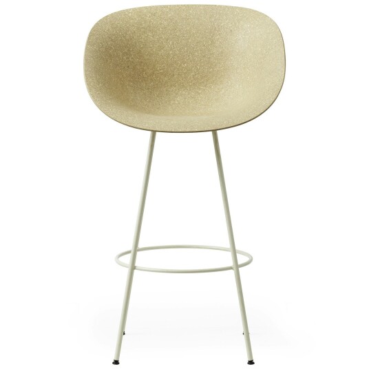 Normann Copenhagen Mat Barstol Lenestol 75 cm Hemp / Cream