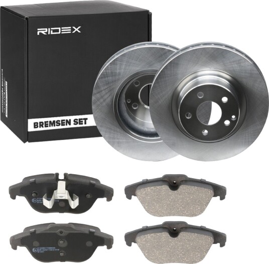 Bremseskiver og klosser RIDEX 3405B1371