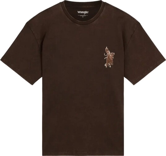 Wrangler Vintage Tee   Brown   S