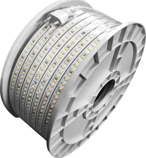 Ledlife 50m Arbeidslys 230V LED strip IP65 180 LED/m 7,2W/m 720 lm/m Kulør : Varm