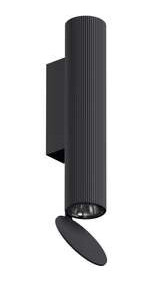 Flos Flauta H225 Riga Vegglampe Sort