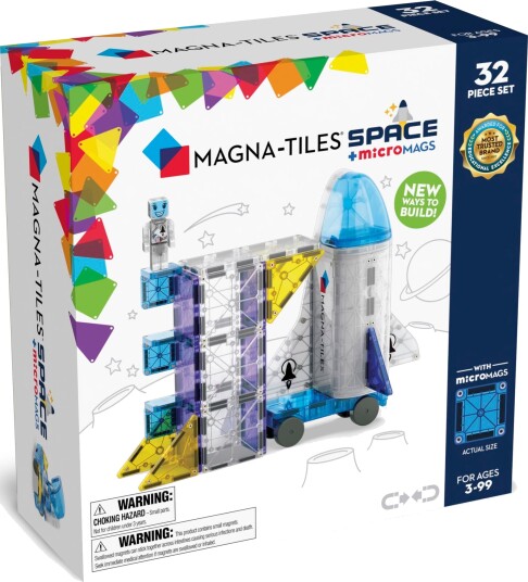 Magna-Tiles Byggesett Verdensrommet 32 Deler Magna-Tiles Byggesett Verdensrommet 32 Deler