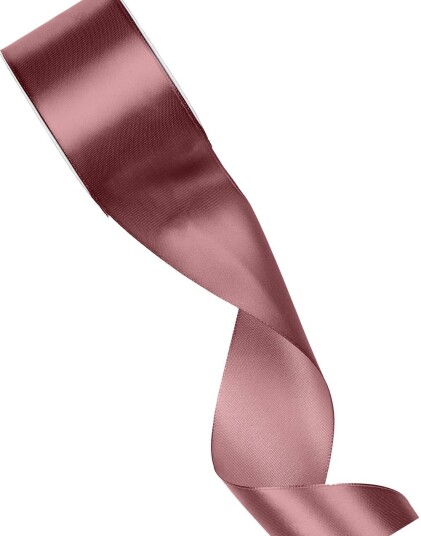 Satengbånd Dusty Rose 50 mm / 25 meter