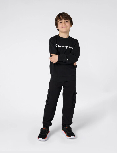 Champion Crewneck Sweatshirt - Black - 102-107 Champion Crewneck Sweatshirt - Black - 102-107