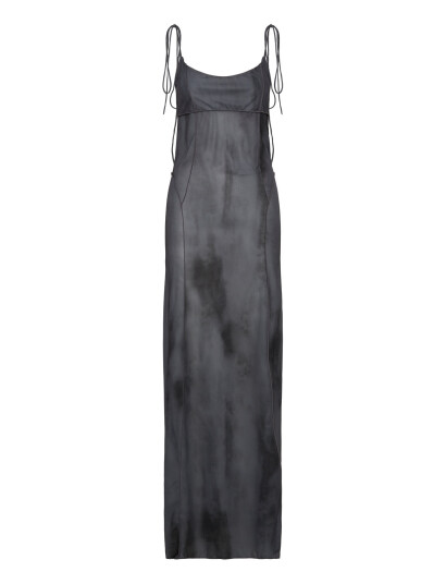 Weekday Strap Maxi Dress - Grey - XS