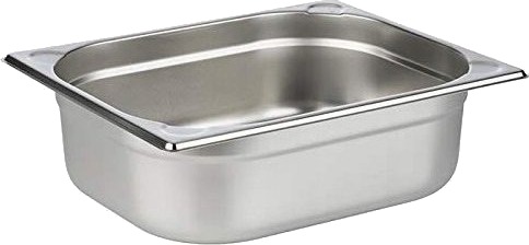 Kantine 1/2 Gn 6 Ltr 32.5X26.5X10 Cm Rustfrit Stål,Stk