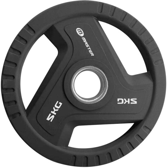 Master Fitness PU Plates Pro, Vektplate gummiert