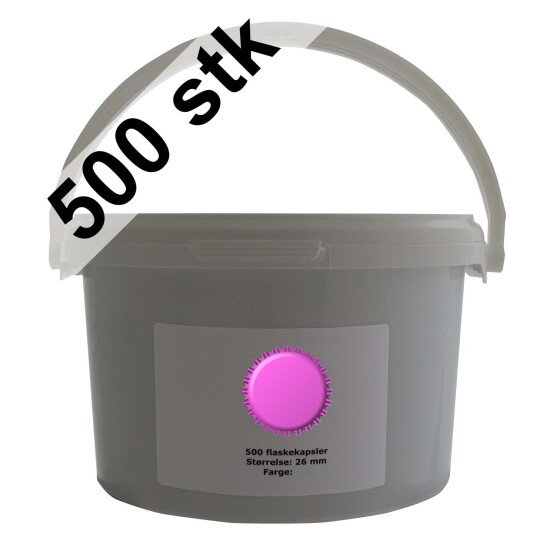 Annet Flaskekapsler Rosa 500 stk 26 mm 500 stk