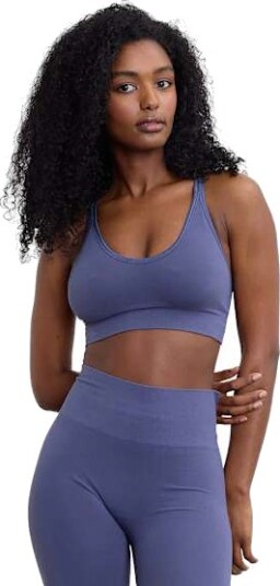 Run & Relax Leyla Bamboo Bra Washed Blue M