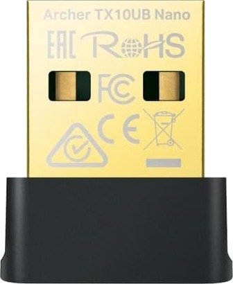 TP-Link Archer TX10UB Nano, Trådløs, USB, Bluetooth, 600 Mbit/s, Svart