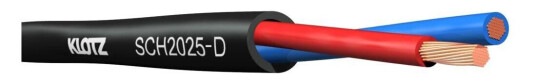 Klotz Speaker Cable - Lhc 2 X2.5mm2 Frnc Dca Black 50m