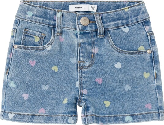 Name It Salli 3555 olashorts til småbarn Medium Blue Denim