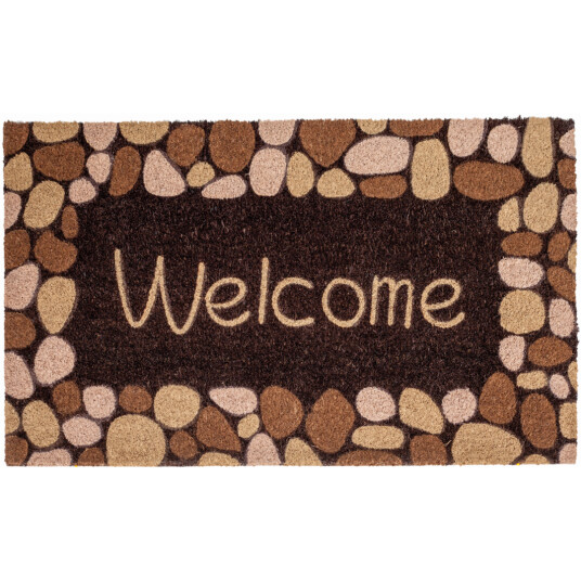 LAKO WELCOME DØRMATTE BRUN 45X75X1,5