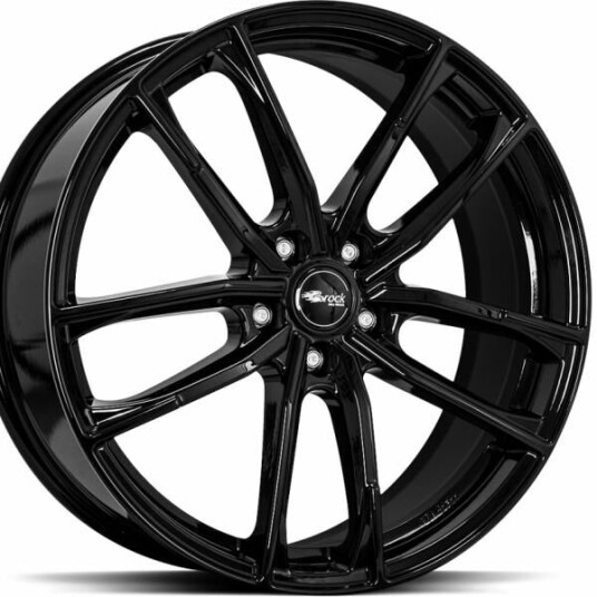 Brock B38 Shiny Black 8x20 5x112 ET40 B57.1