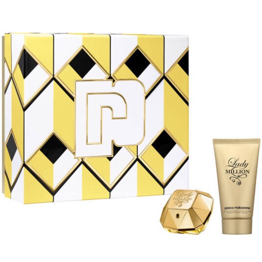 Paco Rabanne Lady Million Eau de toilette & Body Lotion 50 + 75 ml