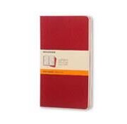 Moleskine Cahier Linj. Rød L (3)