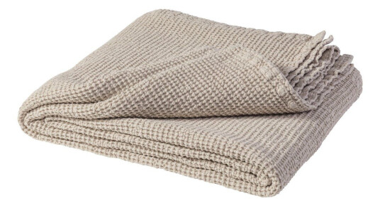 Scandi Living Moss sengeteppe 160x260 cm Beige