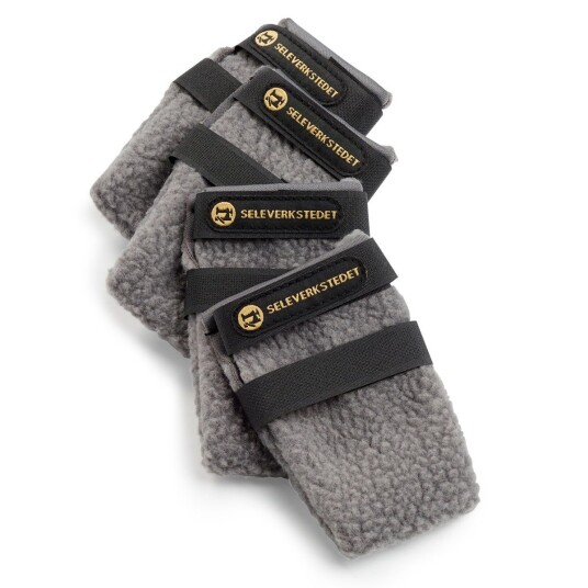 Seleverkstedet High Fleece Potesokker 4pk Grå M Seleverkstedet High Fleece Potesokker 4pk Grå M