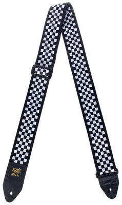 Ernie Ball E-Guitar Strap Svart/Hvit