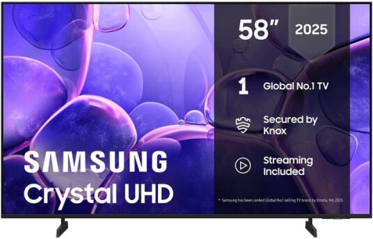 Samsung 58" U8095F 4K Smart-TV med Crystal Processor og HDR