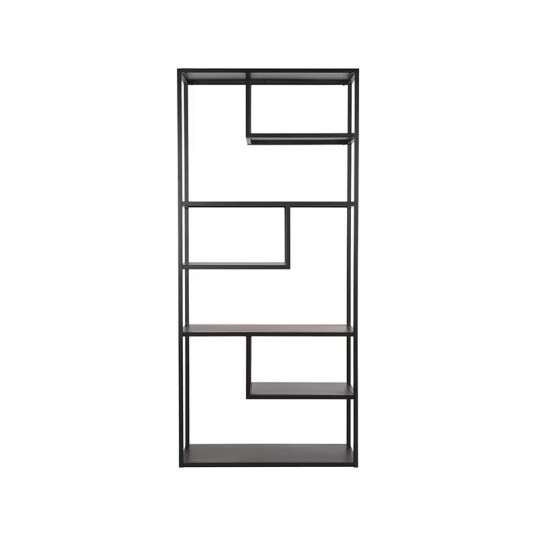 Mobler Bokhylle Loft - Svart - Metall