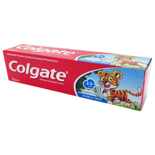 Colgate Bubble Fruit Tannkrem for barn 2 5 år 50 ml