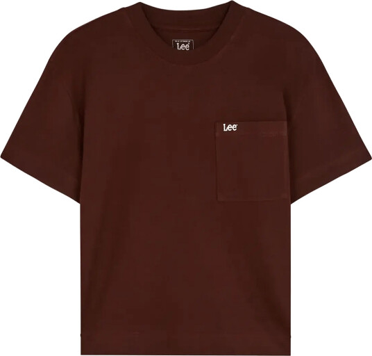 Lee Jeans Pocket Tee Burgundy L