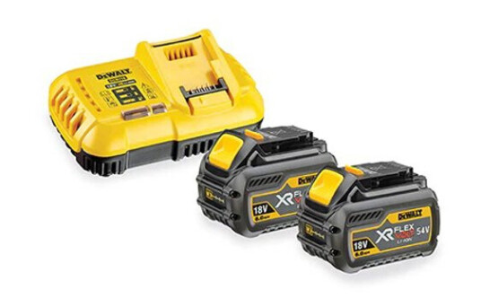 Dewalt 54V FLEXVOLT 9Ah Batteripakke med Hurtiglader