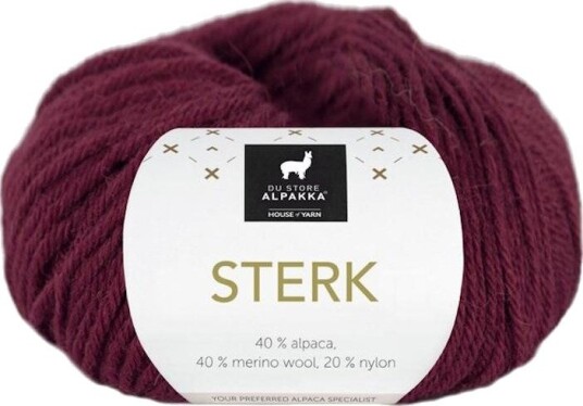 Du Store Alpakka Sterk Bordeaux 936 50 g