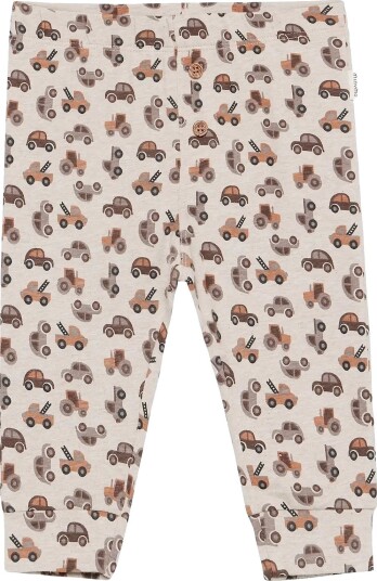Minymo Pants Aop BEIGE MELANGE 50