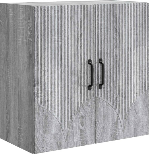 vidaXL Vegghengt skap Grå Sonoma 59 x 31 x 60 cm Konstruert tre vidaXL Vegghengt skap Grå Sonoma 59 x 31 x 60 cm Konstruert tre